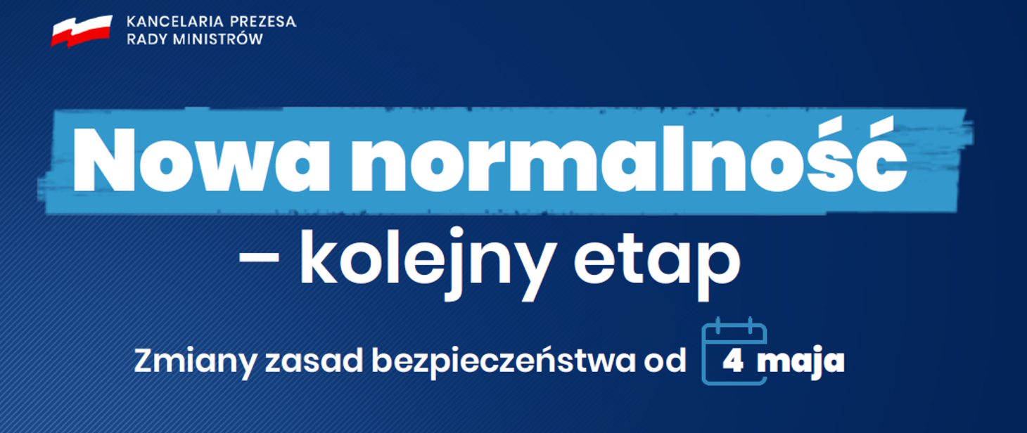 Powiększ baner Nowa normalność - kolejny etap. 