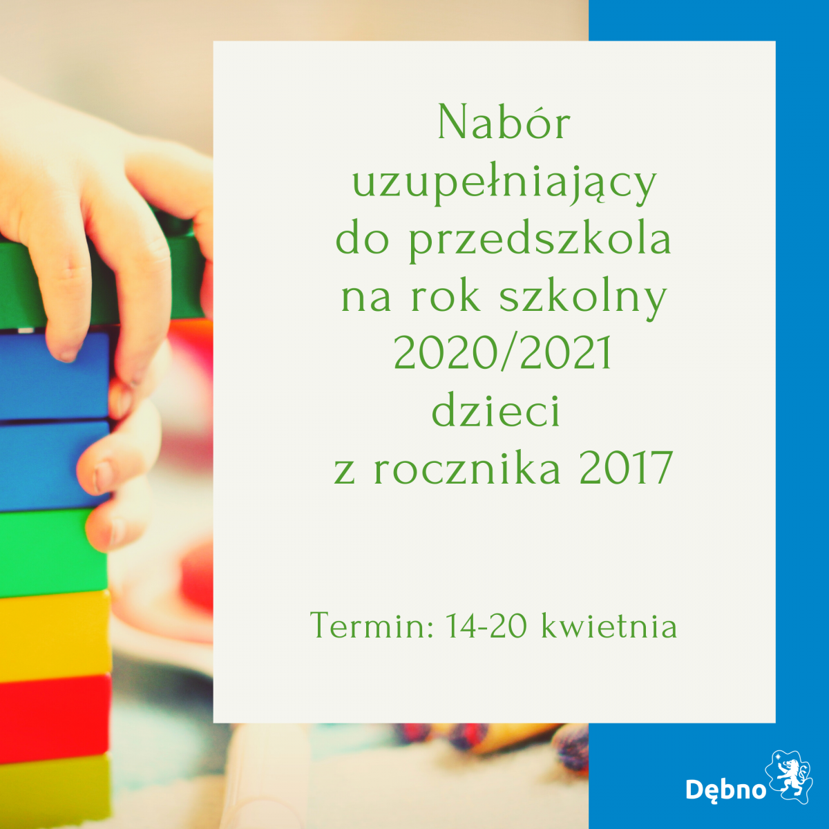 Powiększ baner nabór uzupełniający  do przedszkola