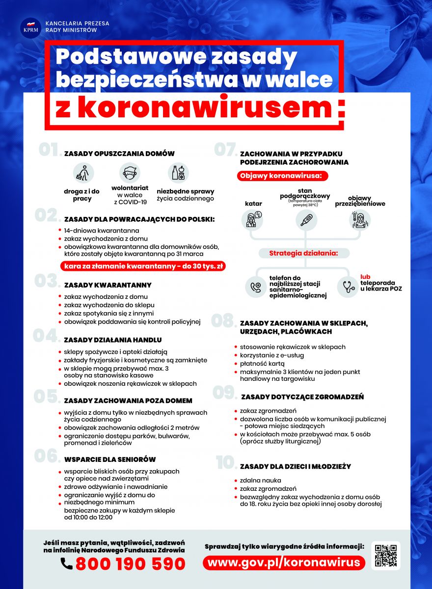 Powiększ plakat> podstawowe zasady bezpieczeństwa