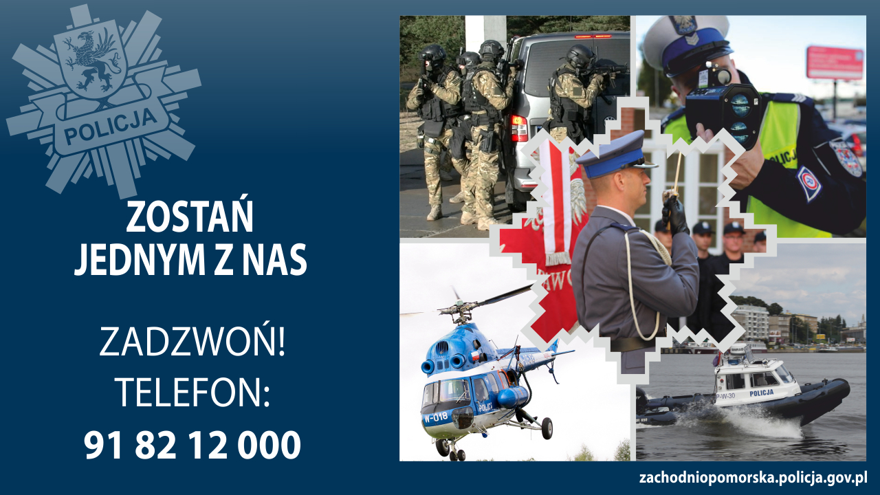Powiększ baner. Zostań jednym z nas zadzwoń telefon 91821200