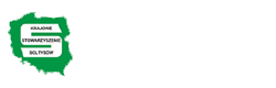 Zielona Polska w środku biała litera S, a w niej napis Krajowe Stowarzyszenie Sołtysów 