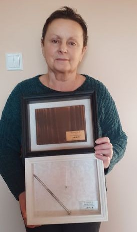Krystyna Hejbowicz z nagrodą