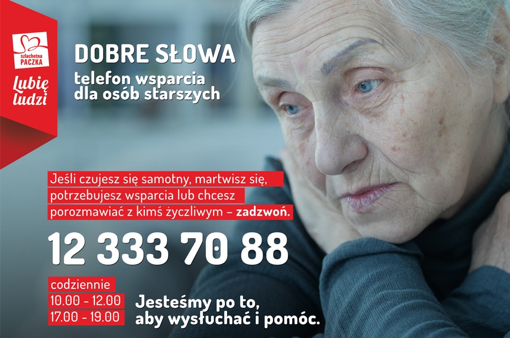 Powiększ baner Dobre słowa. Pełna treść w informacji 