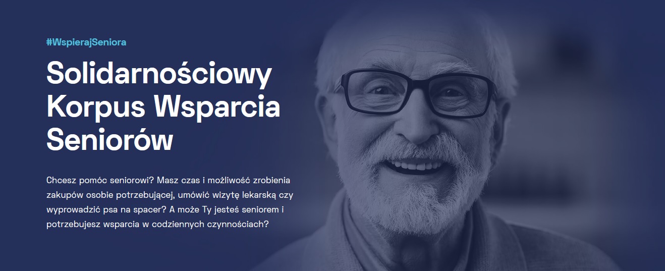Powiększ baner. Solidarnościowy Korpus Wsparcia Seniorów 