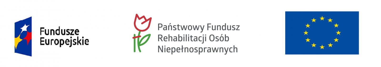 Logo Fundusze Europejskie, PFRON, UE