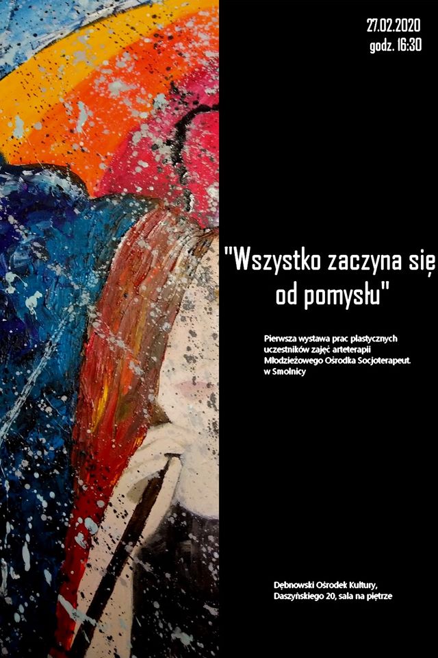 Powiększ plakat promujący wystawę prac
