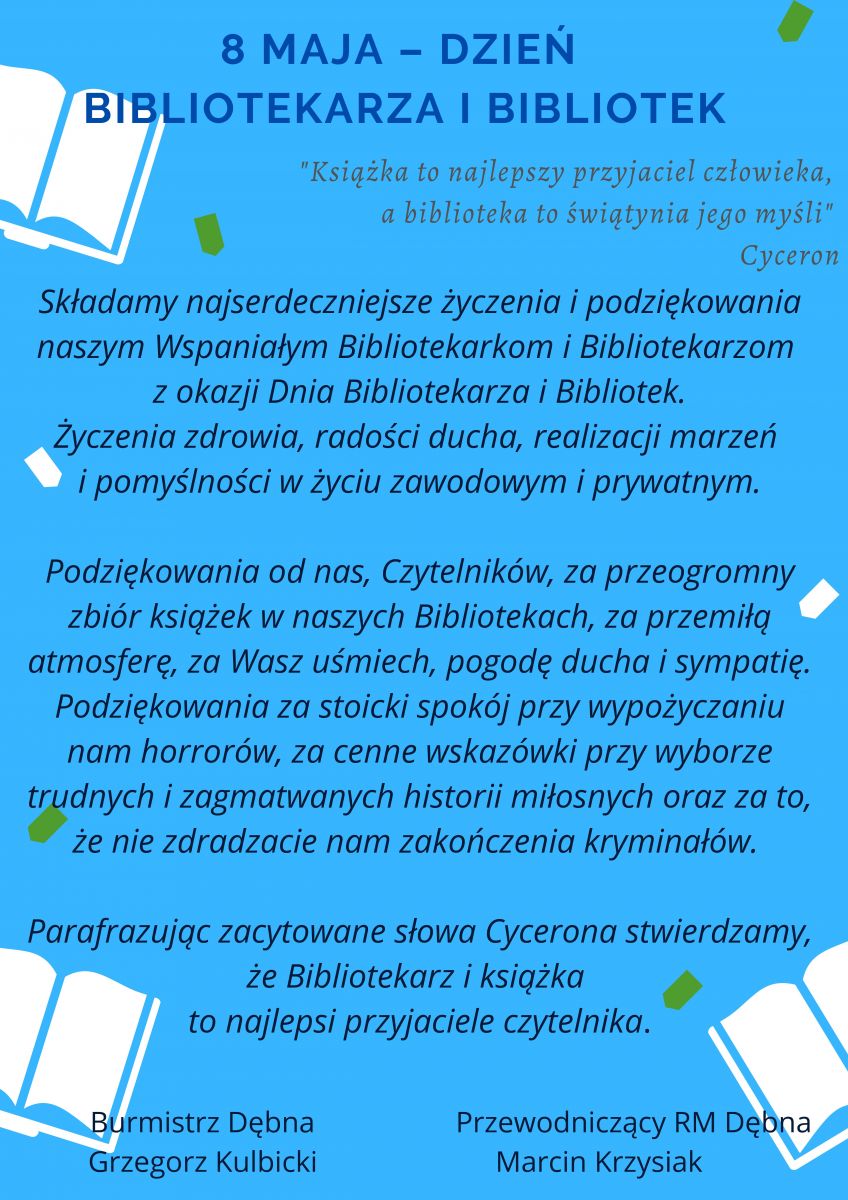 Życzenia. Pełna treść w informacji