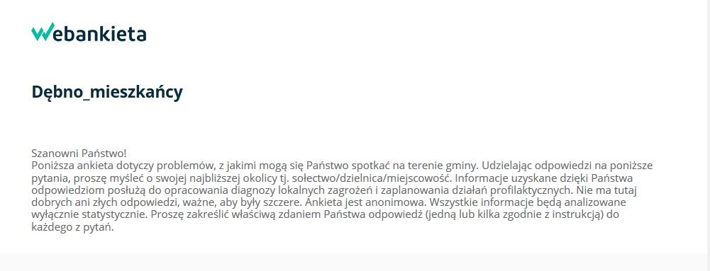Powieksz ankieta. Pełna treść w informacji