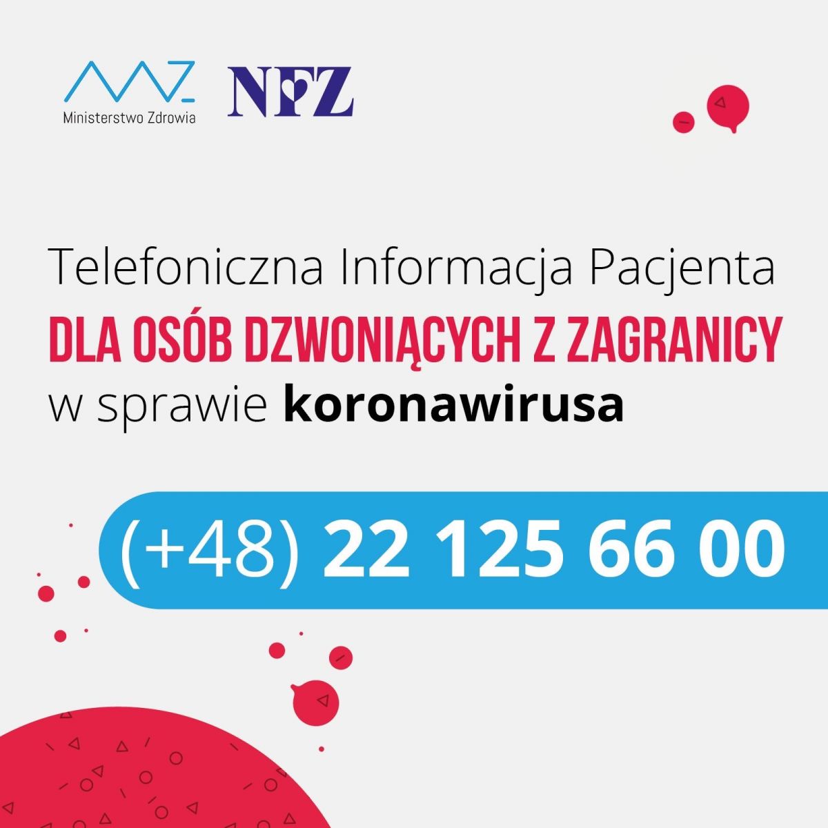 Powiększ grafikę z numerem telefonu. Podany w treści informacji