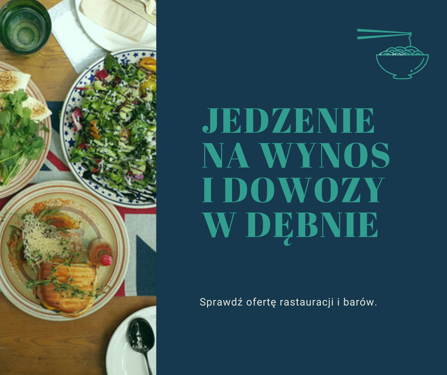 Powiększ baner Jedzenie na wynos i dowozy w Dębnie