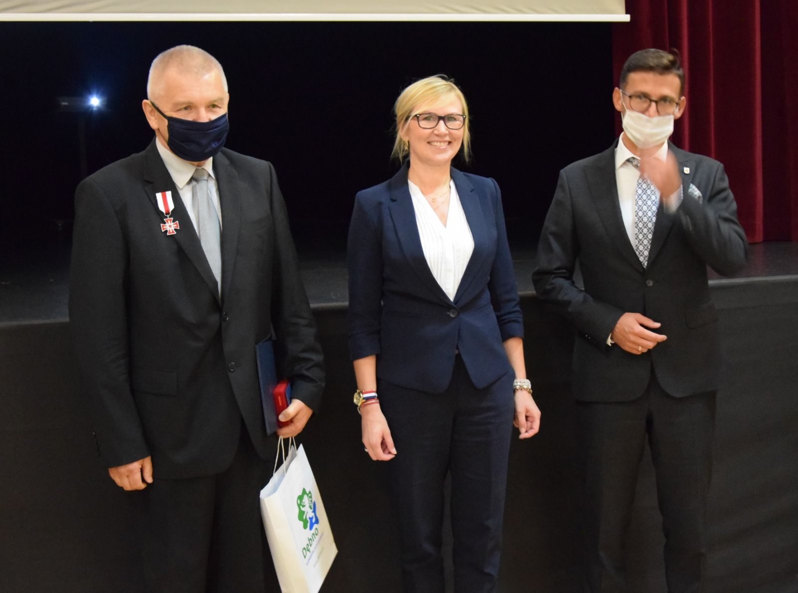 Powiększ zdjęcie: Od lewej: A. Szczygieł, A. Bańkowska, G. Kulbicki