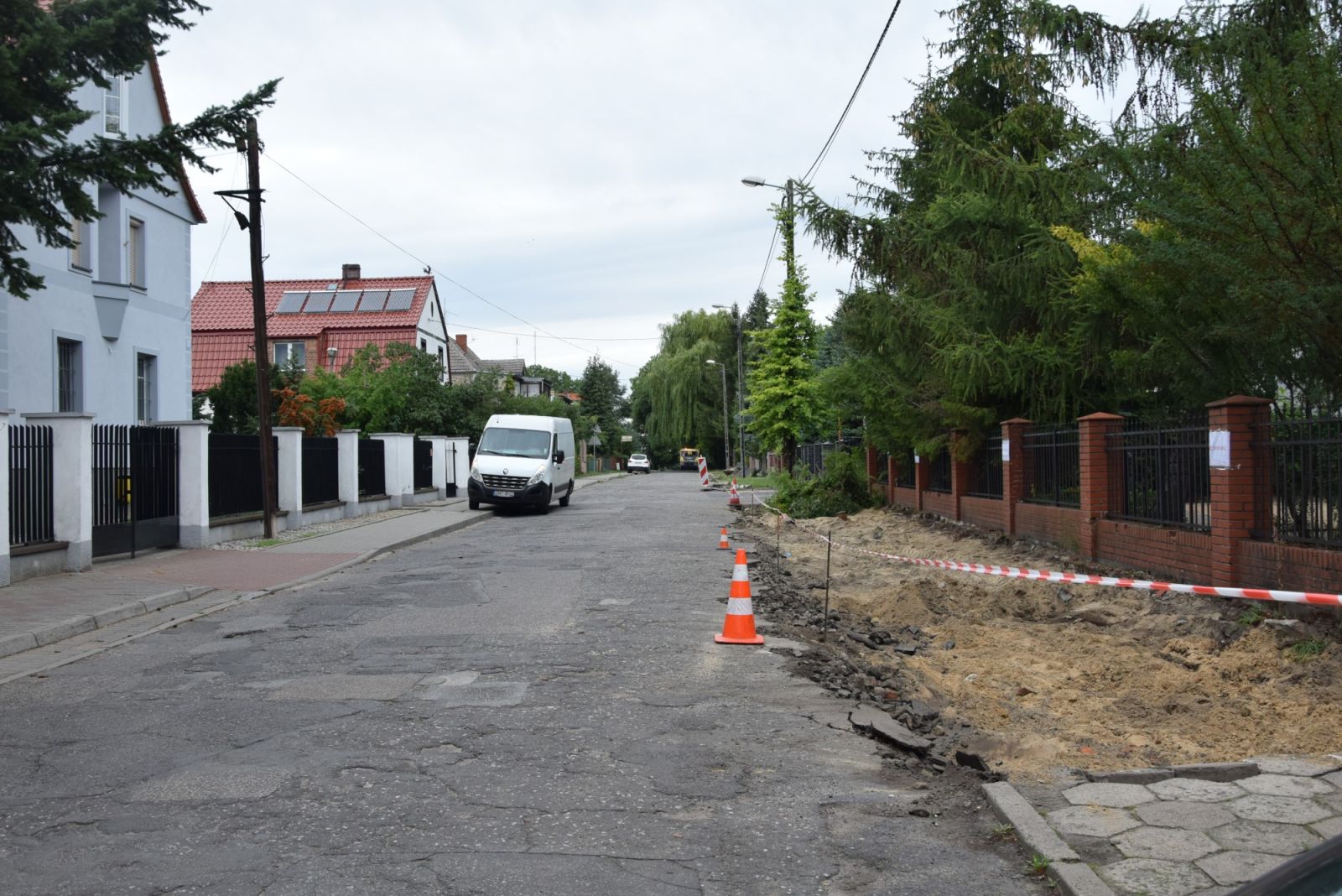 Na ulicy Wodnej trwają prace rozbiórkowe