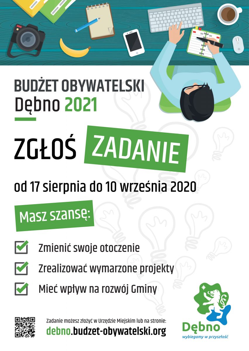 Powiekez plakat promujący głosowanie budżet obywatelski