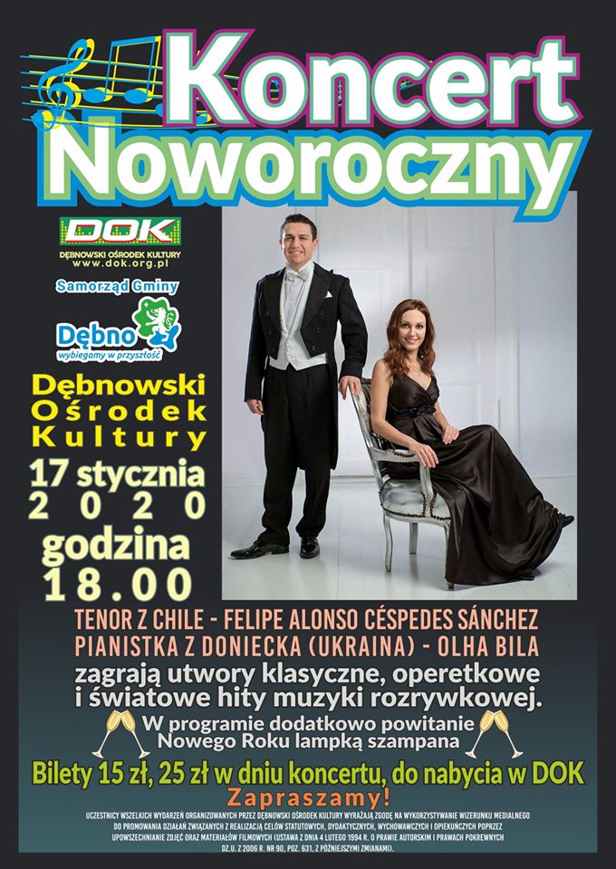 Powiększ plakat promujący wydarzeń. 