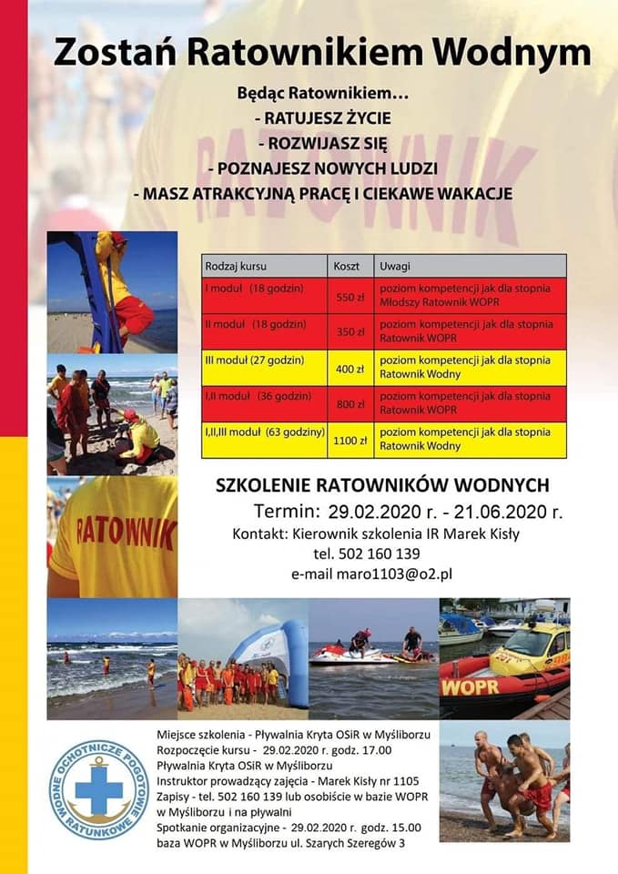 Powiększ plakat promujący kurs. Pełna treść w informacji poniżej