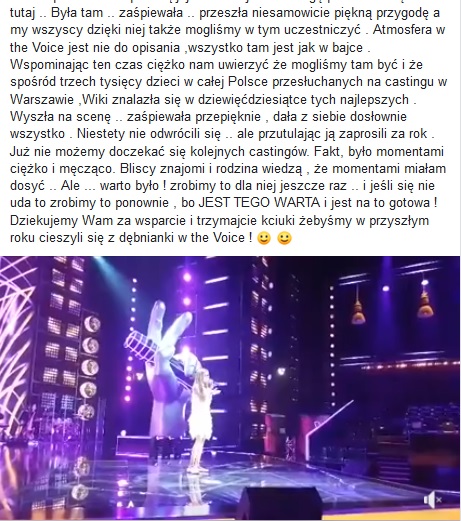 Zrzut z profilu FB. Pełna treść na stronie