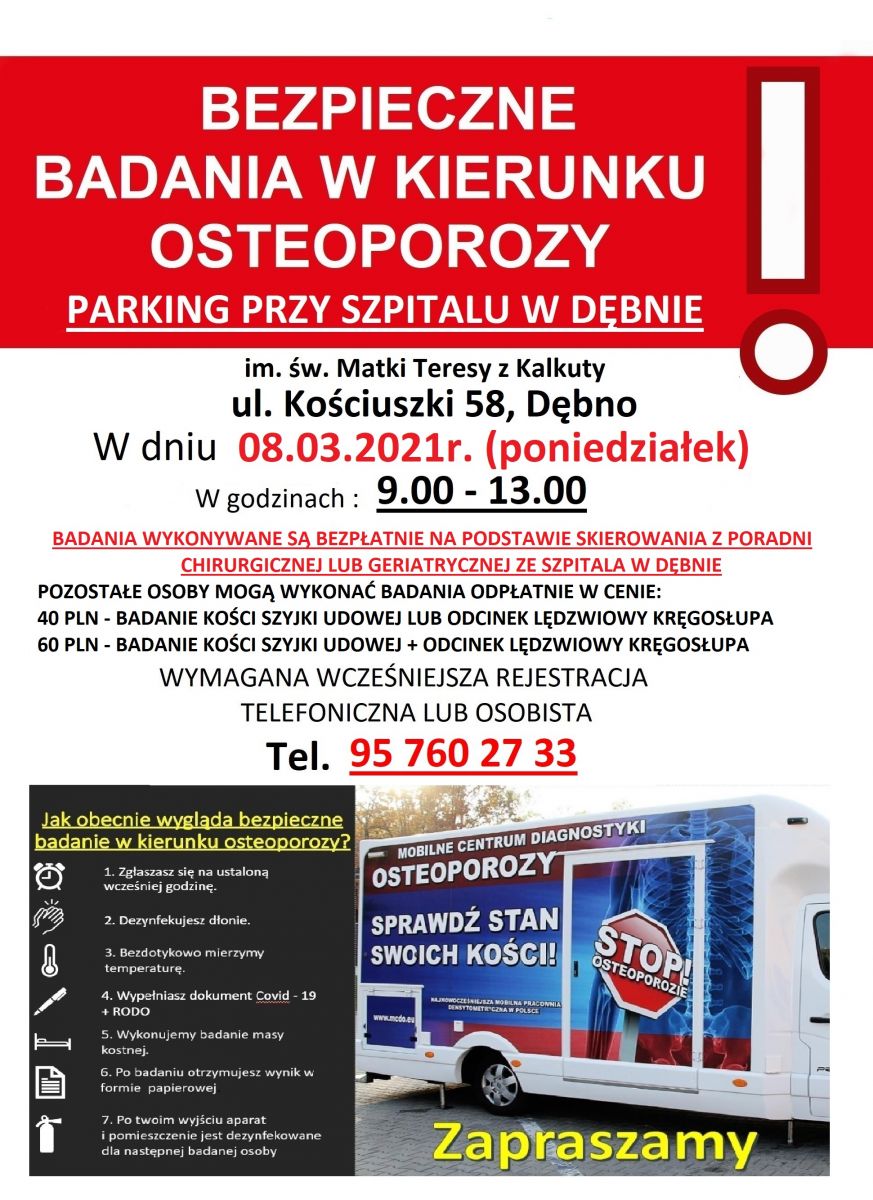 Powiększ plakat promujący badania. Pełna treść w informacji