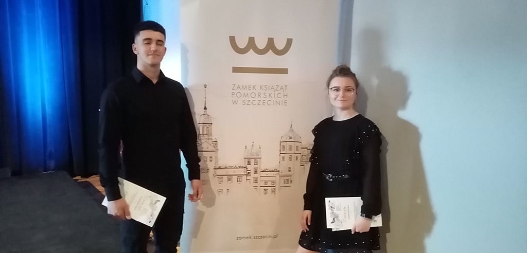 Powiększ zdjęcie. Od lewej Nikodem Mazur i Zuzanna Warunek