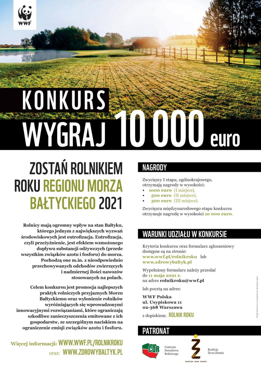 Powiększ plakat konkursu. Pełna treść w informacji