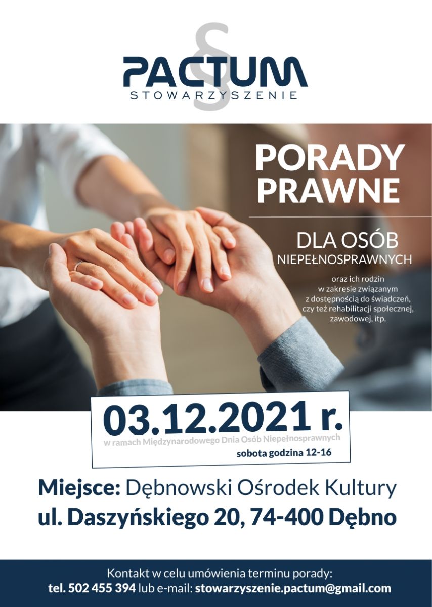 Powiększ plakat porady prawne