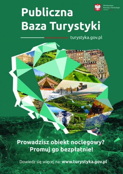 Powiększ plakat promujący publioczna baza turystyki