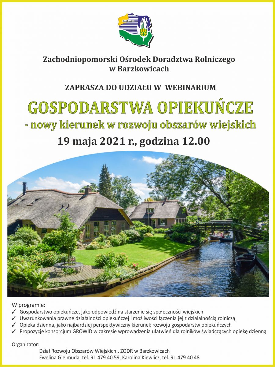 Powiększ plakat promujący szkolenie. Pełna treść w informacji. 