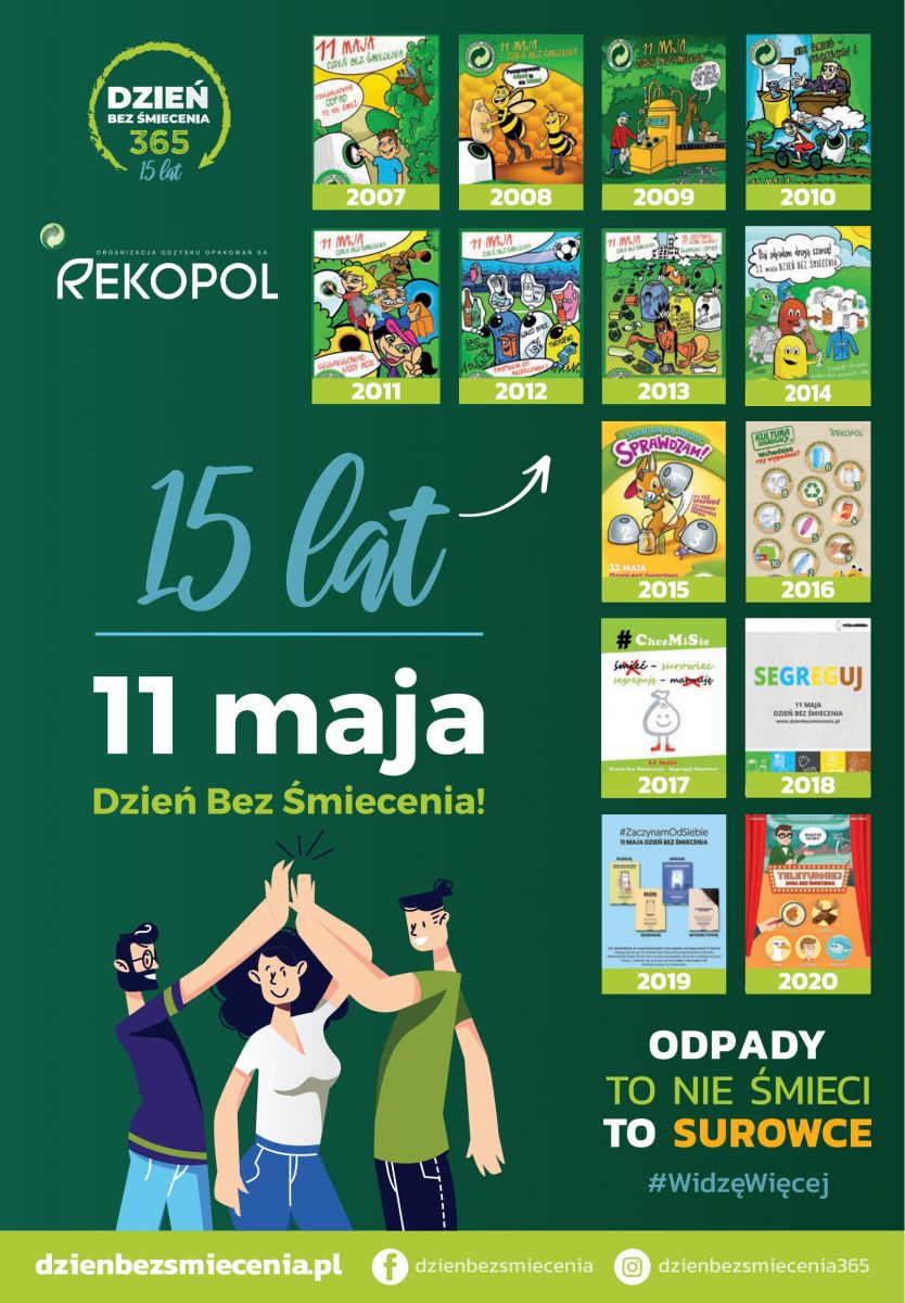 Powiększ kartak olicznowściowa wydana z okazji Dnia bez Śmiecenia