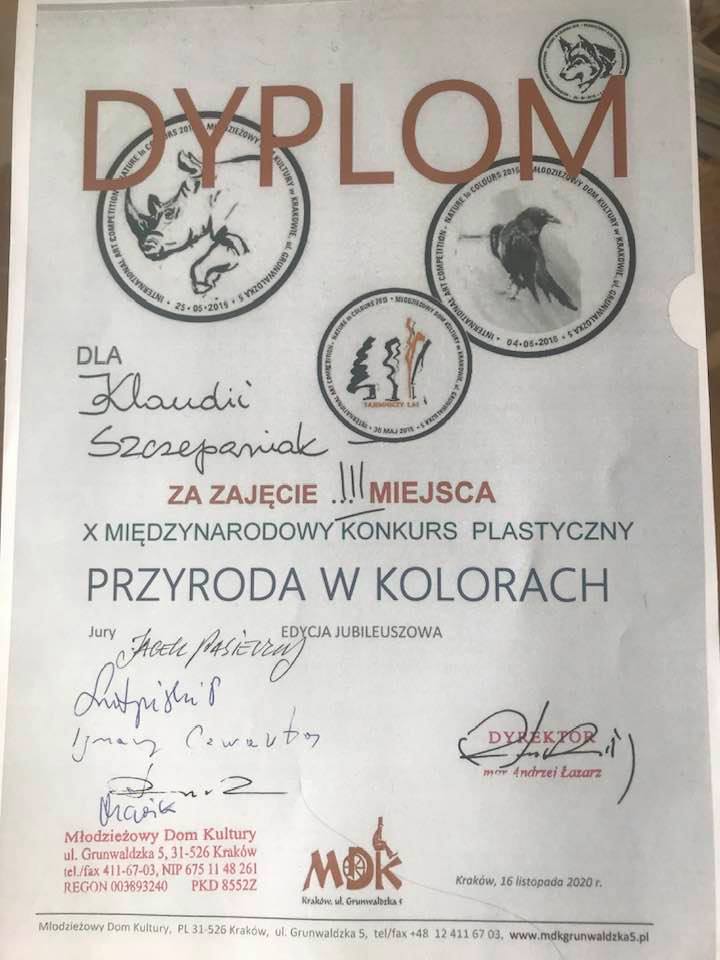 Dyplom Klaudii