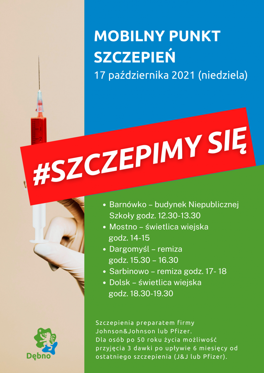Powiększ plakat promujący szczepienia 