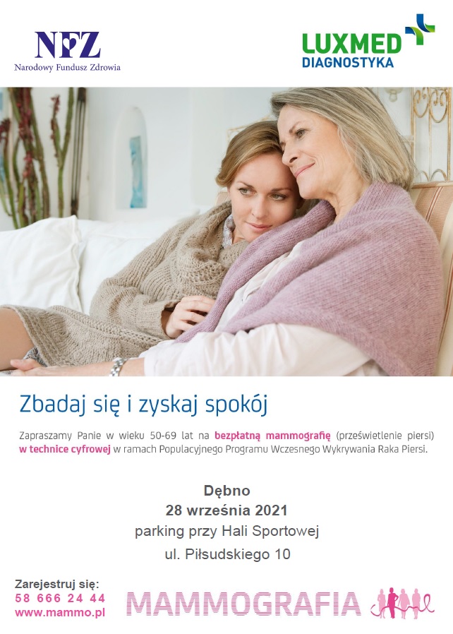 Powiększ plakat z datą i miejscem badań. Pełna informacja w treści
