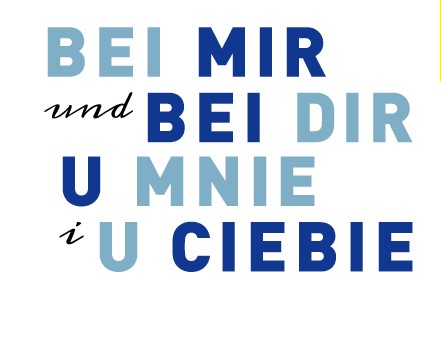 Powiększ baner napis bei mir und bei dir oraz u mnie i u ciebie