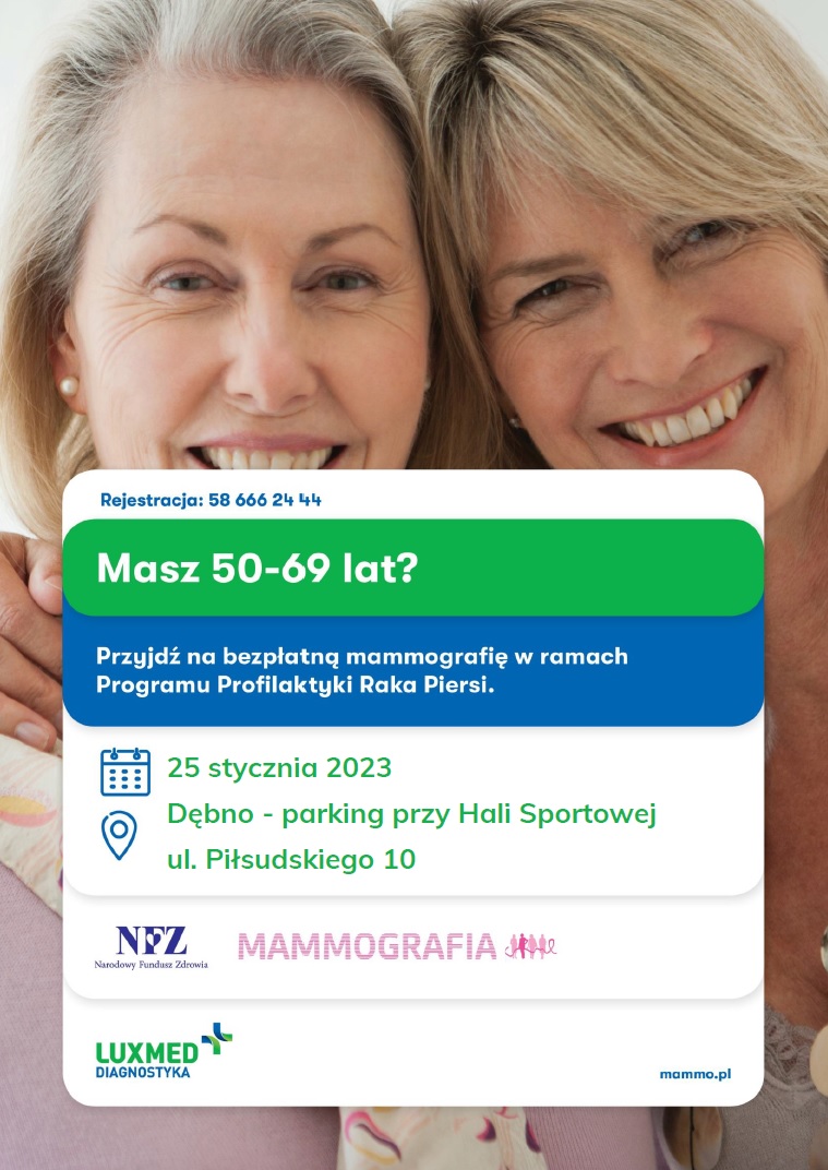 Powiększ zdjęcie.Plakat informujacy o badaniach. Pełna tresć w informacji