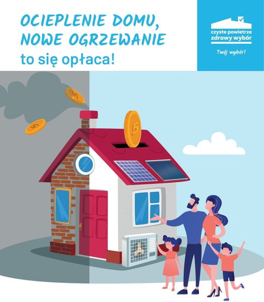 Powiększ grafikę. Ocieplenie domu nowe ogrzewanie to się opłaca, 