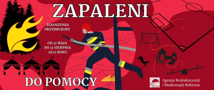 Powiększ grafikę. zapaleni do pomocy