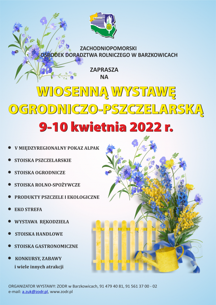 Powiększ plakat. Wiosenna Wystawa. Pełna treść w informacji