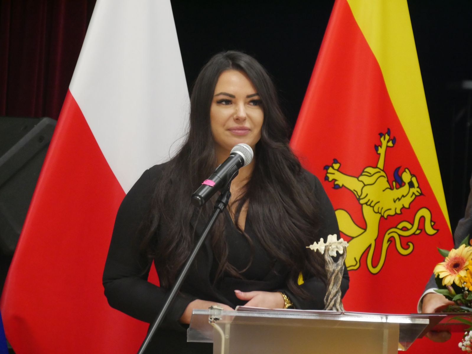 Ewelina Czaplińska przemawia