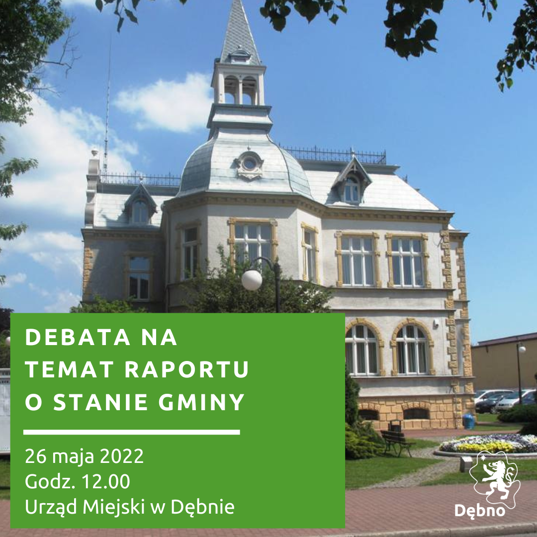 Powiększ grafikę. Budynek urzędu, data i miejsce debaty. pełna treść w informacji