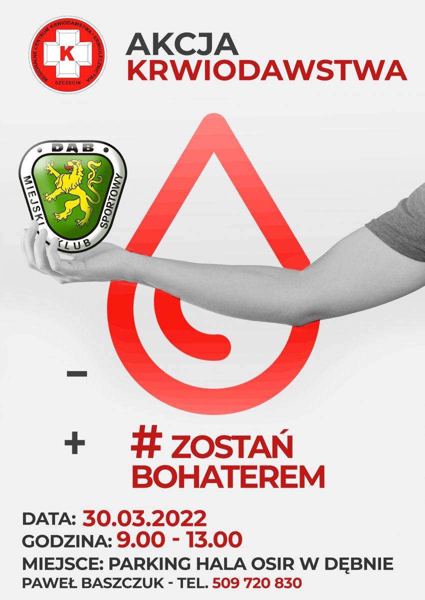 Powiększ plakat. Akcja krwiodawstwa