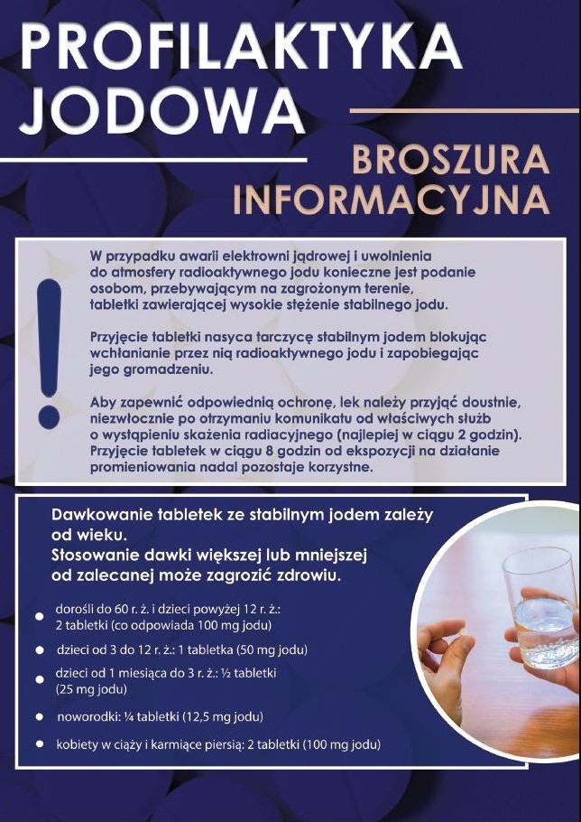 Powiększ broszura informacyjna profilaktyka jodowa. Pełna treść w informacji 