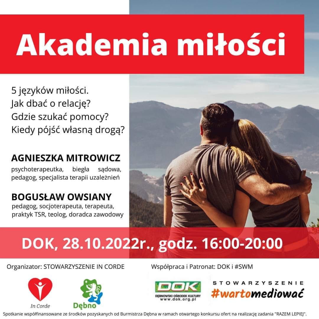 Powiększ grafikę wydarzenia Akademia miłosci. Pełna treść w informacji