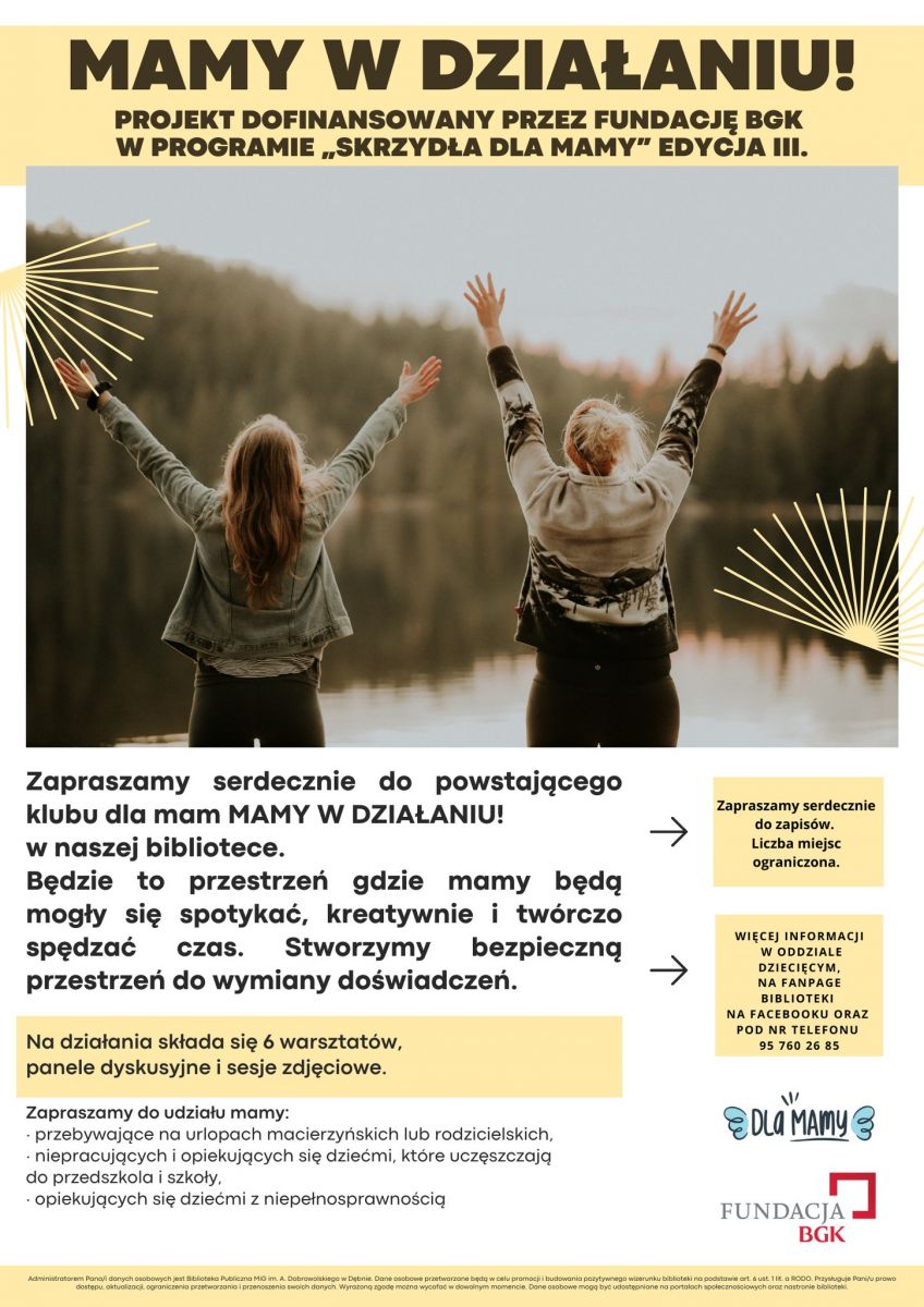Powiększ plakat. Mamy w działaniu. Pełna treść w informacji