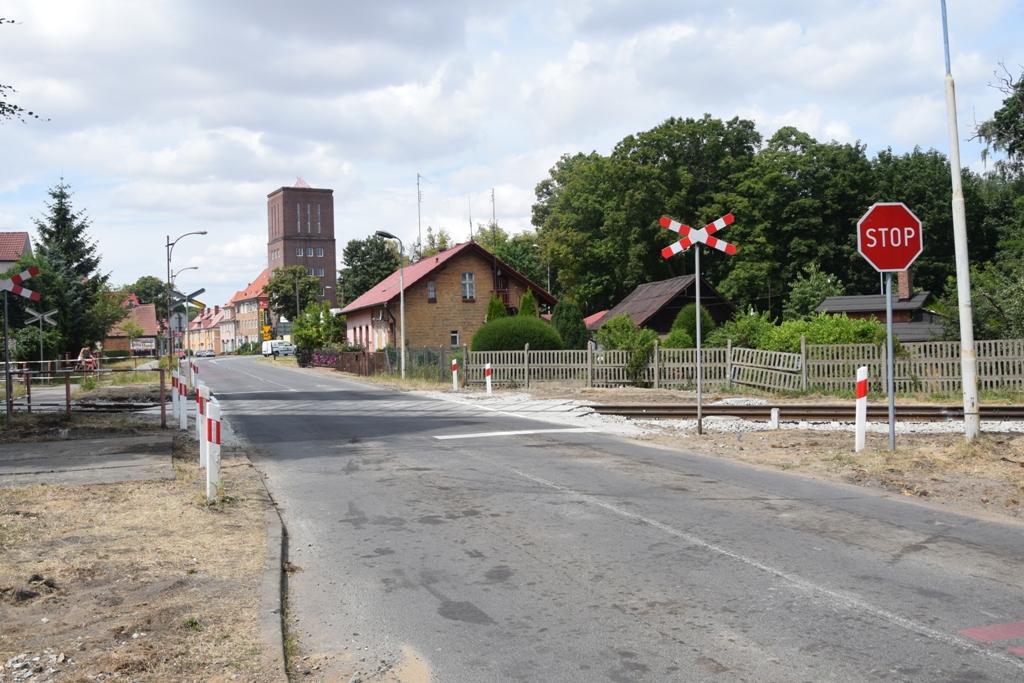 Powiększ zdjęcie. Przejazd kolejowy na ulicy Gorzowskiej 