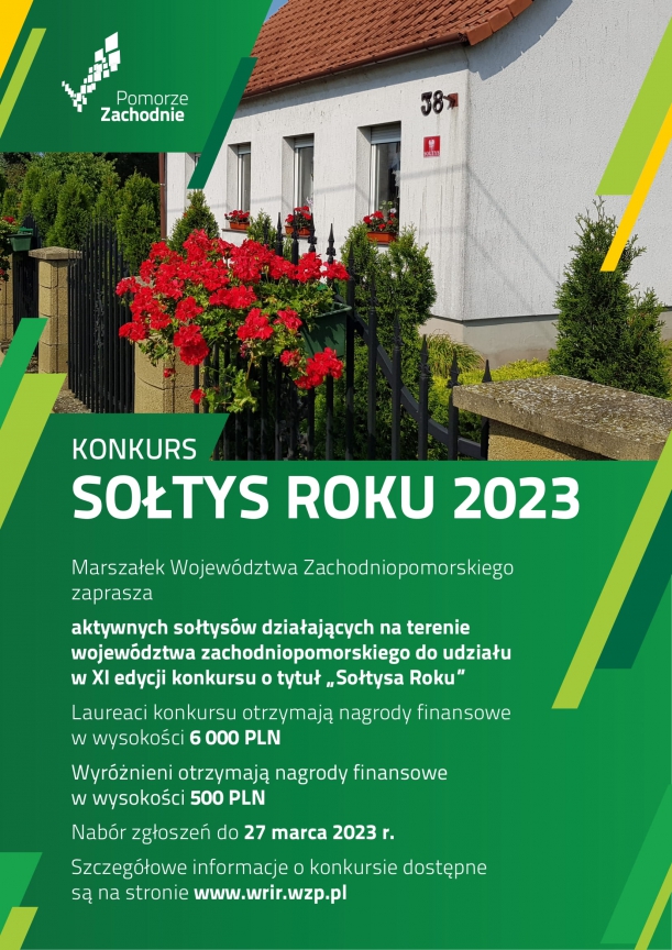 Powiększ plakat konkursu Sołtys Roku 2023