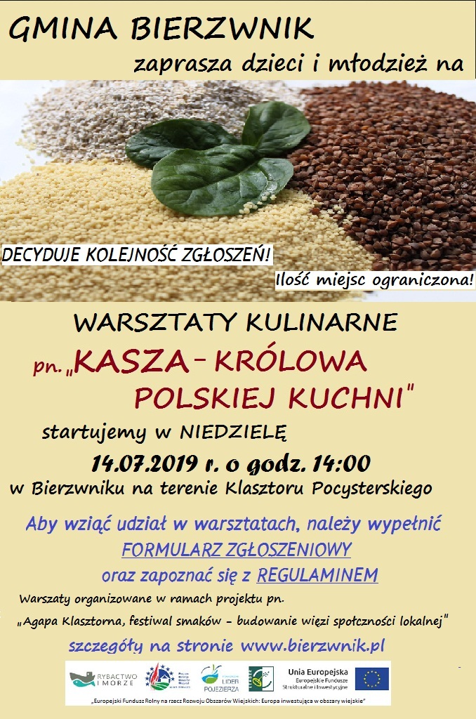 Plakat promujacy warsztaty