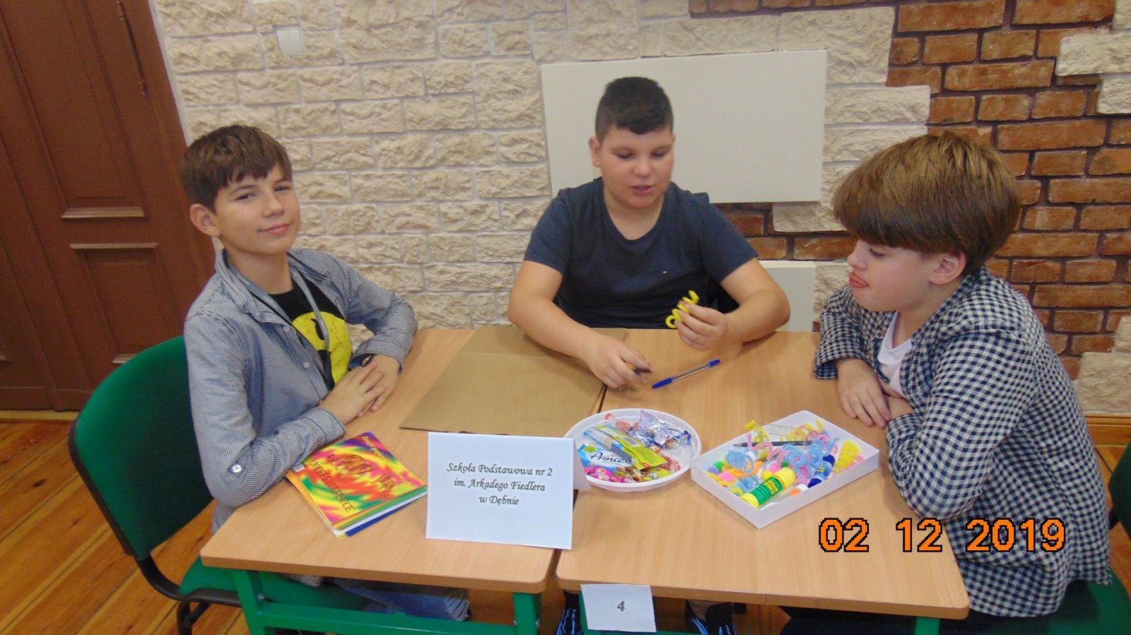 Uczniowie z SP2 Dębno