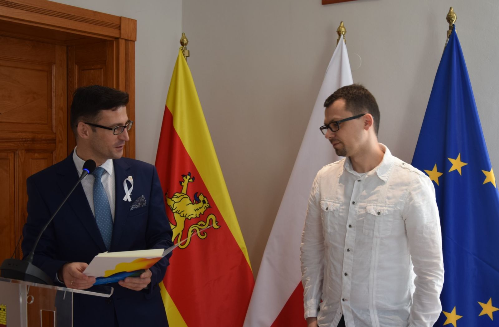 Gratulacje odebrał Tomasz Preuss