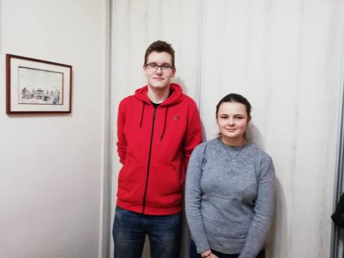 Maria Wachnicka - Grymuza i Piotr Stanisławczyk zostali finalistami konkursu z biologii