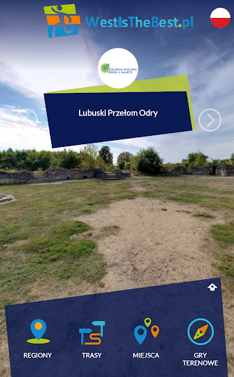 Przykład trasy w aplikacji