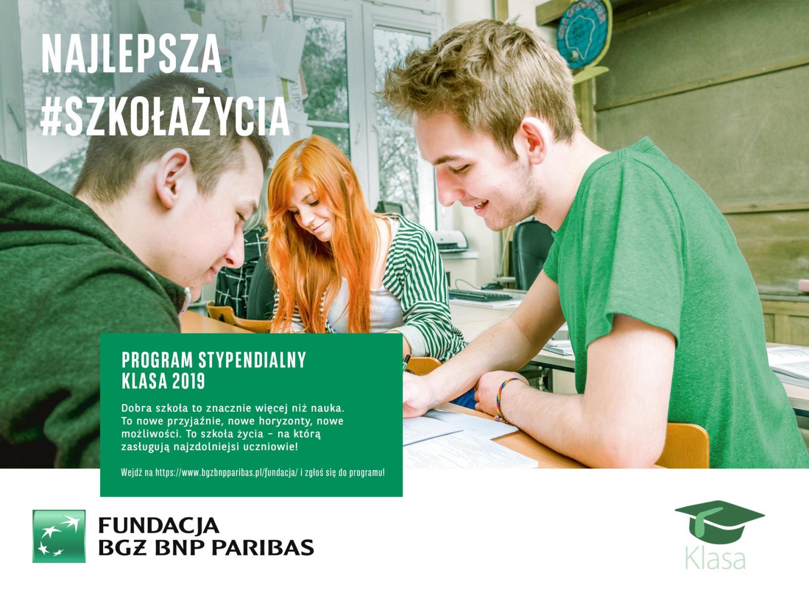 Powiększ baner promujący program Klasa