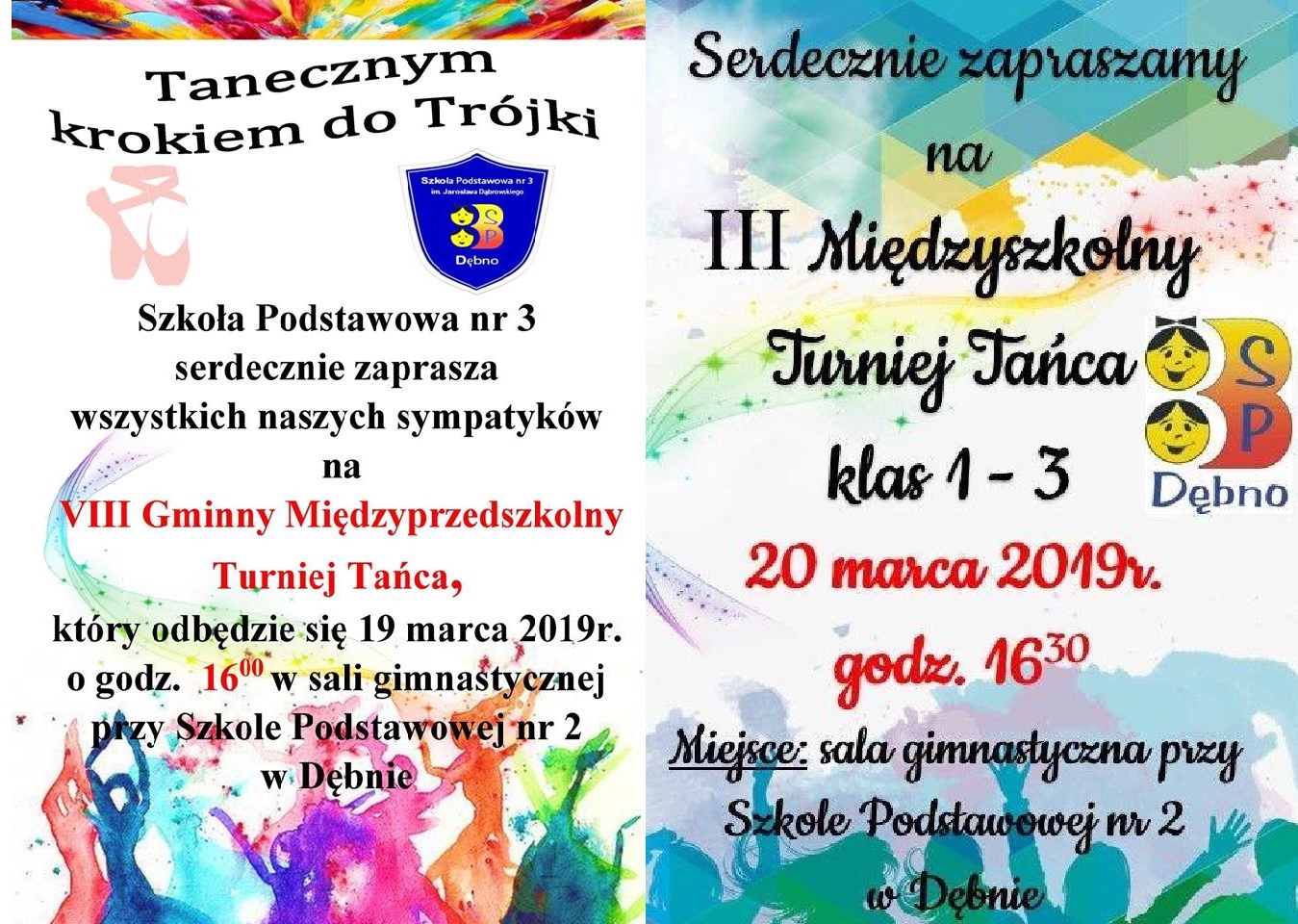 Powiększ plakat promujące turnieje tańca